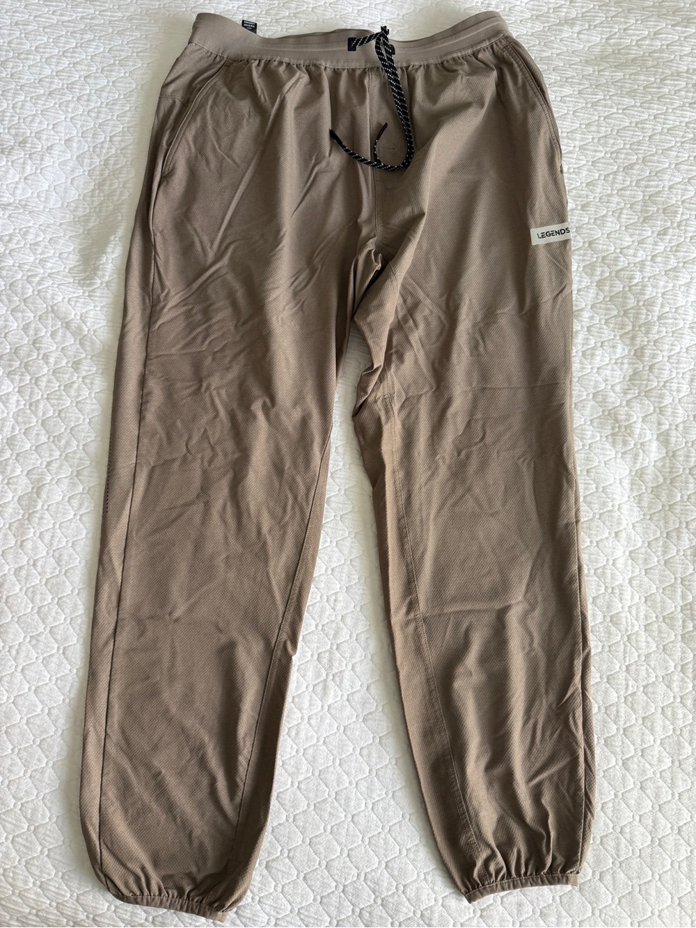 LEGENDS Mauve-Tan Men's Lightweight Jogger Pants